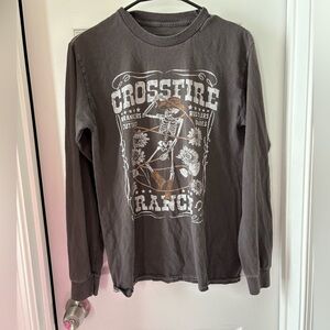 Crossfire Ranch Graphic Long Sleeve Shirt